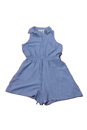 Blue Dress  Short Pants / romper