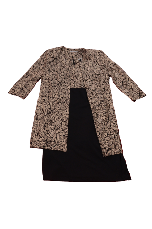 Black and White FRED DAVID two-piece