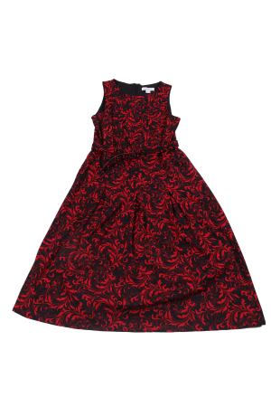 Red and Black Dress