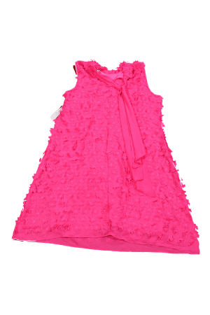 Pink flowered dress