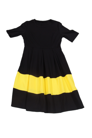 Black and Yellow Dress