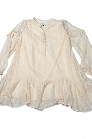 Lost + Wander Long Sleeve Boho Smock Dress