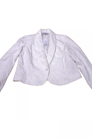 Shelby & Palmer White Floral Blazer