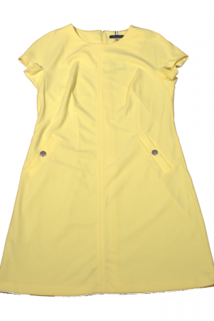Tommy Hilfiger Yellow Short Sleeve Dress